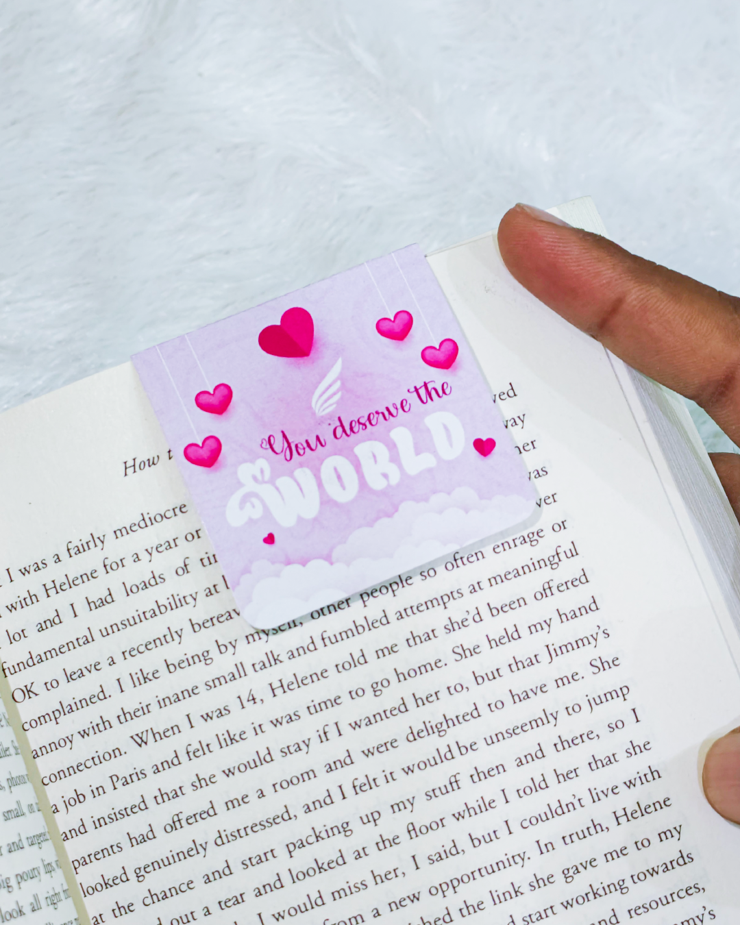 Lovey Set of 3 Magnetic Bookmarks